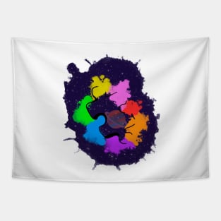 Autism space Tapestry