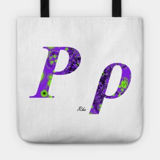 Rho Greek Alphabet Tote