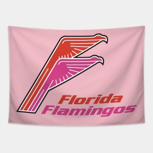 Florida Flamingos Defunct Tennis Team Tapestry