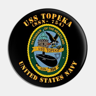 USS Topeka (SSN 754) Pin