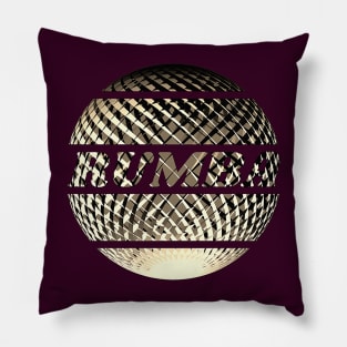 Rumba discoball gold Pillow