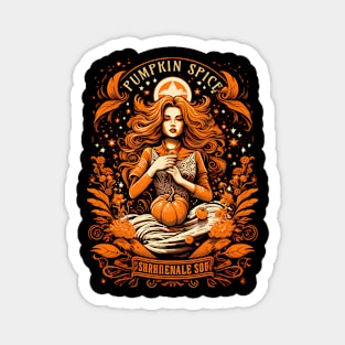 Vintage Pumpkin Spice Magnet