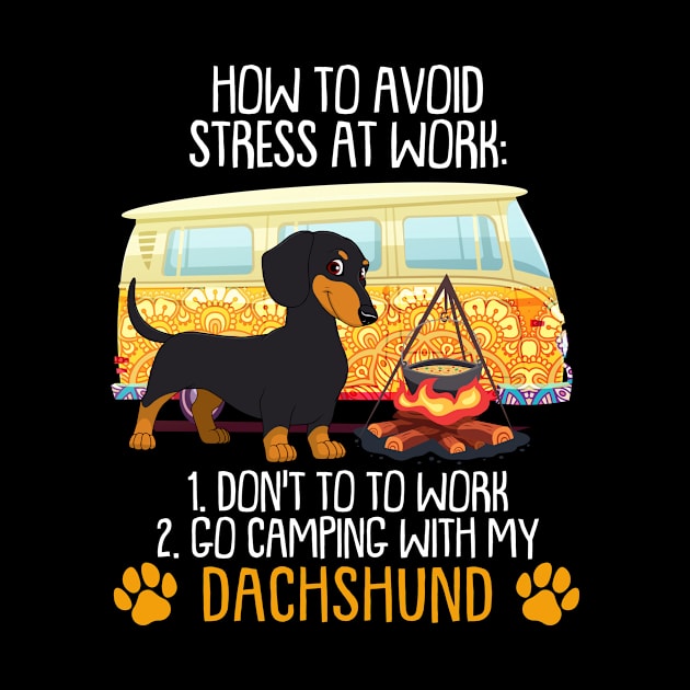 Camping With Dachshund To Avoid Stress by MarrinerAlex