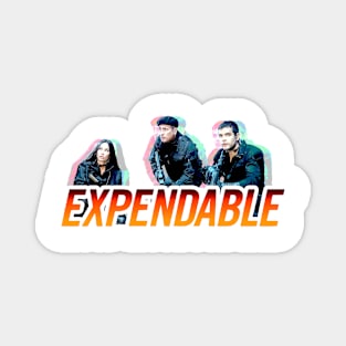 Expend4bles expandables 4 and Megan Fox themed graphic design by ironpalette. Magnet