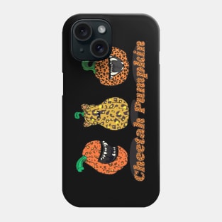 Leopard Pumpkin Face Phone Case