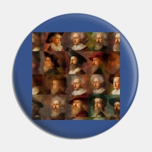 Rembrandt Paintings Mashup Pin