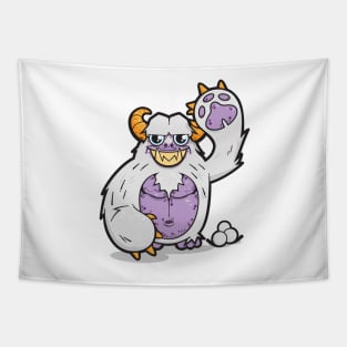 Friendly Abominable Tapestry