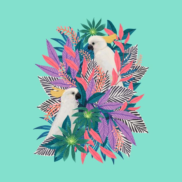 Colourful Tropical Cockatoos by LauraGraves