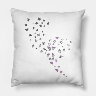 Leaves Pride Flag asexual Pillow