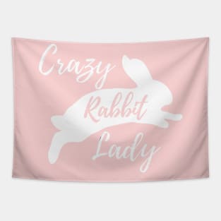 Crazy Rabbit Lady Tapestry