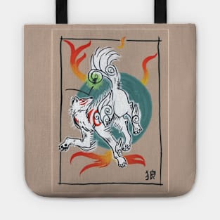 Okami Amaterasu and Issun Tote