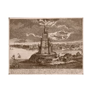 Lighthouse of Alexandria, artwork (C022/5594) T-Shirt