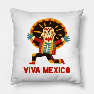 Viva Mexico - Skull design Pillow