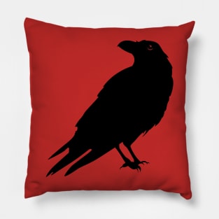 Raven Halloween Pillow