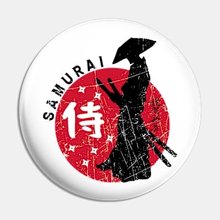 Samurai, ancient Japanese warrior Pin