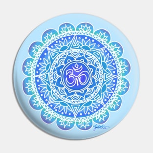 Blue Ohm Mandala Pin