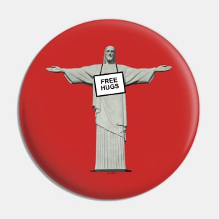 Jesus - FREE HUGS Pin