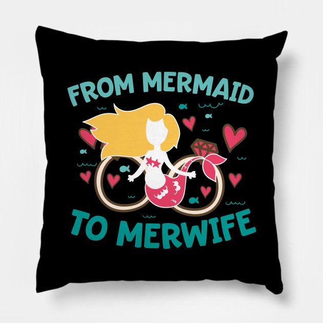 mermaid Pillow by CurlyDesigns