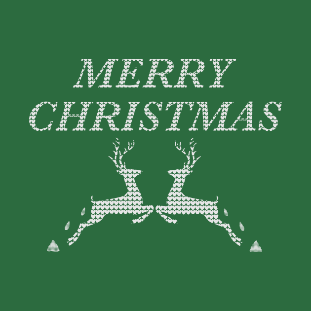 Merry Christmas Ugly Sweater by djhyman