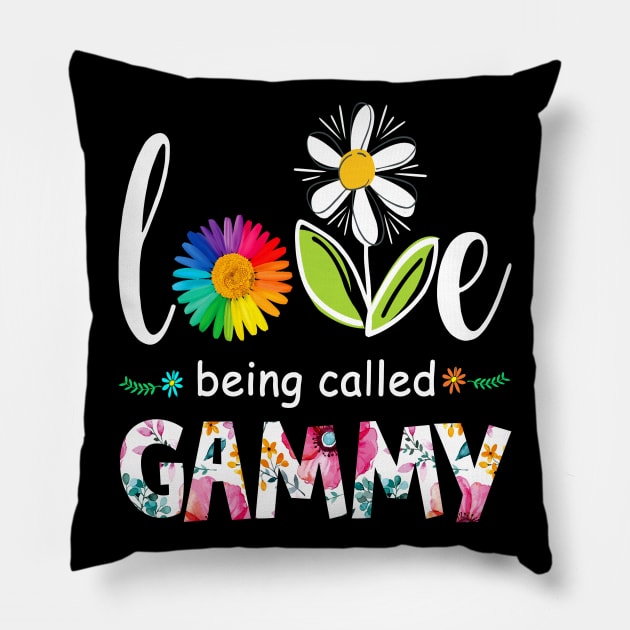 I Love Being Called Gammy Mimi Gigi Nana  Lover Mother's Day 2021 Pillow by peskybeater