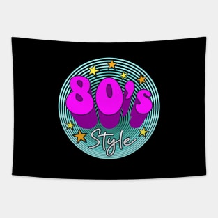 80s Retro Style Tapestry