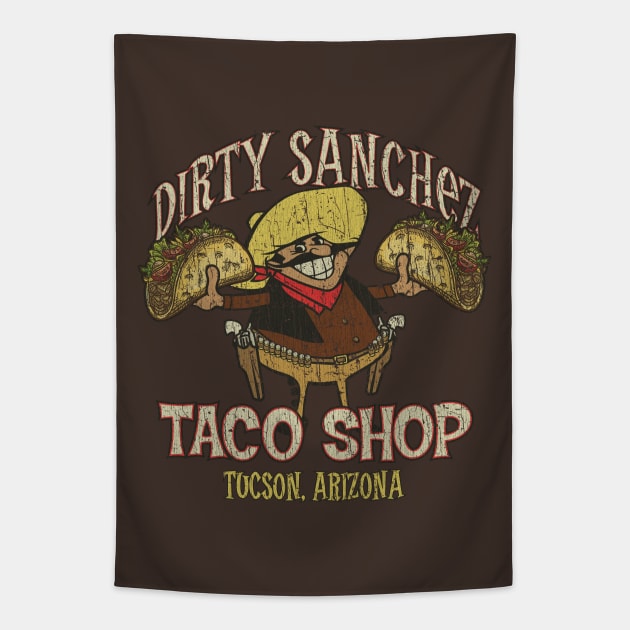 Dirty Sanchez Taco Shop 1982 Tapestry by JCD666