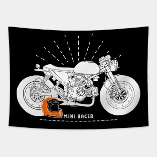 Mini Bike Caferacer Tapestry