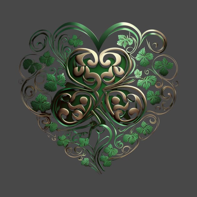 Shamrock into heart by presstex.ua@gmail.com