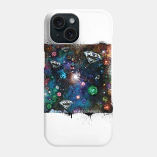 Diamond Gems Galaxy Graffiti Art Phone Case