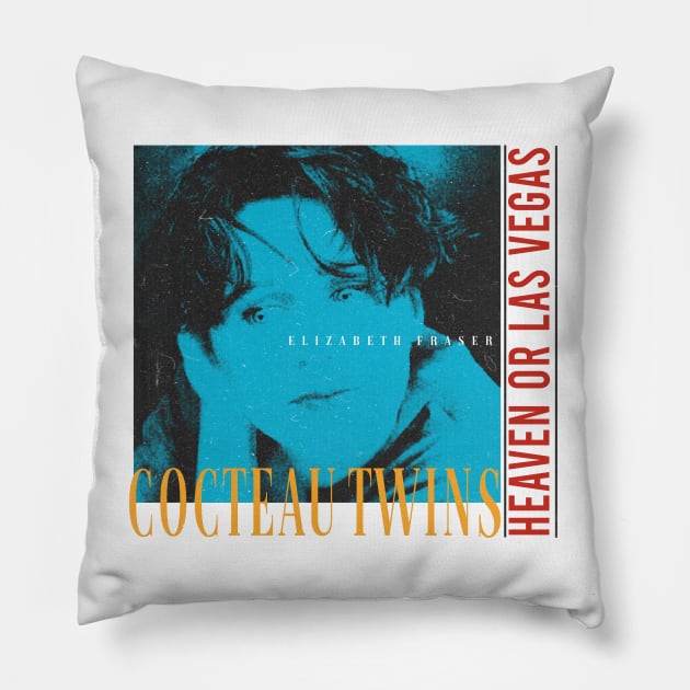 vintage cocteau twins // fanart Pillow by psninetynine