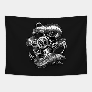 Sink The bones to Davy Jones Tapestry