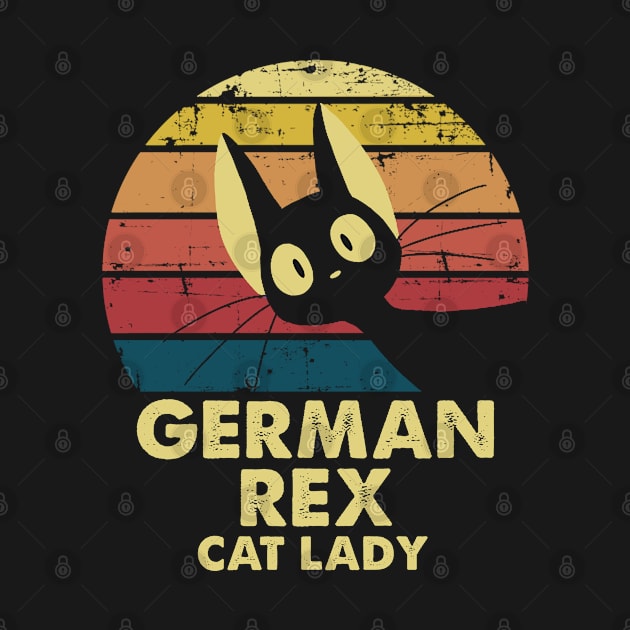 German Rex cat mom. Perfect present for mom mother dad father friend him or her by SerenityByAlex