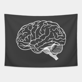 Brain drawing Tapestry