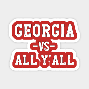 Georgia VS All Y'all Magnet