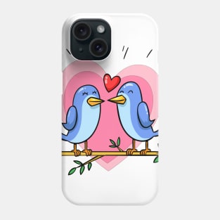 Warm Birds Lover Art Print Phone Case