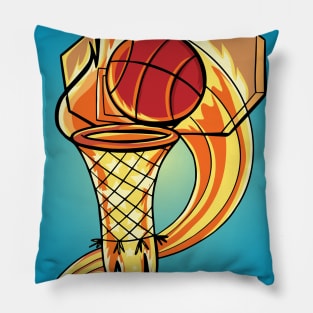 fiery ball Pillow