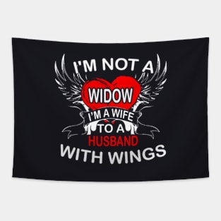 I M Not Widow I M A Wife To A Husband With Wings Tapestry