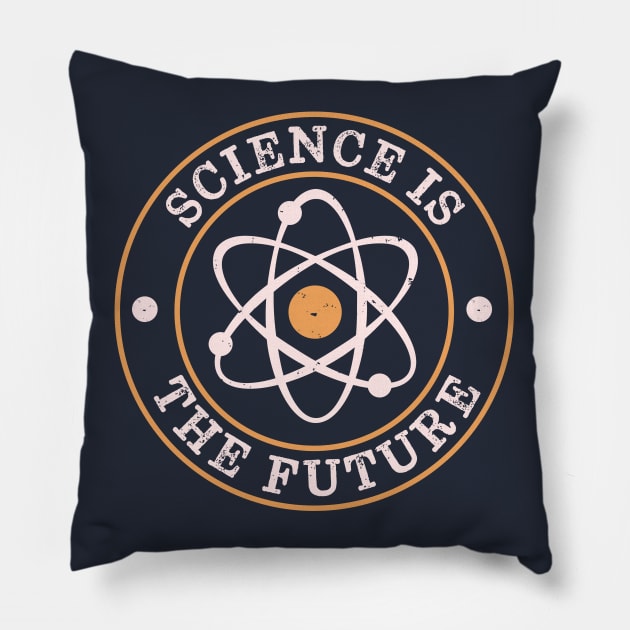 Retro and Vintage Future Scientist Pillow by happinessinatee