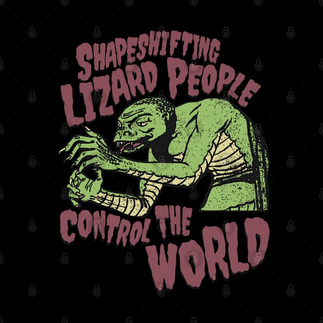 Shapeshifting Lizard People Control The World by blueversion