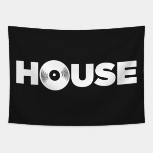 House Music | Vinyl Record Tapestry