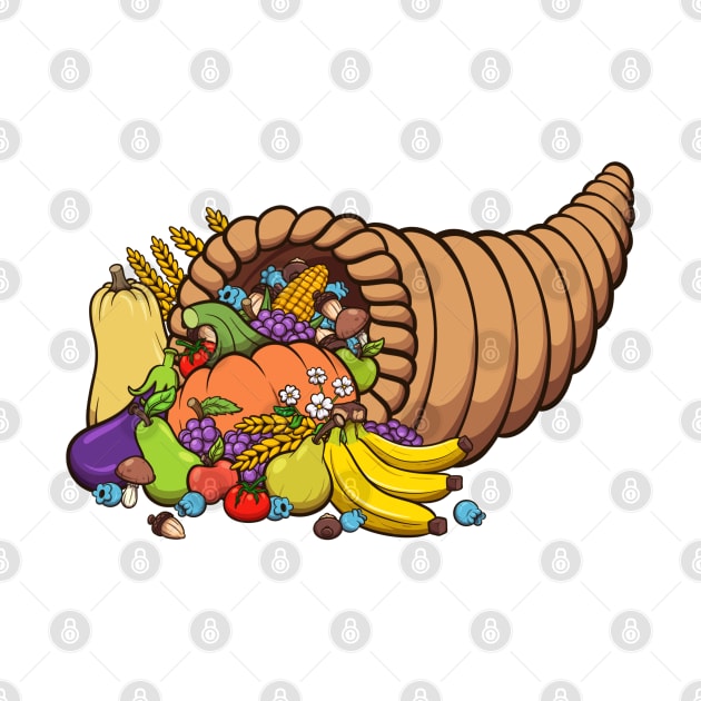 Thanksgiving Cornucopia by TheMaskedTooner