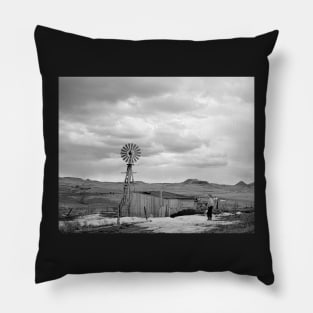 Montana Sheep Ranch, 1942. Vintage Photo Pillow