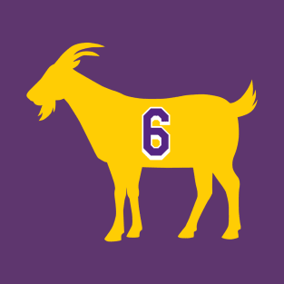 Los Angeles GOAT - number 6 - Yellow T-Shirt