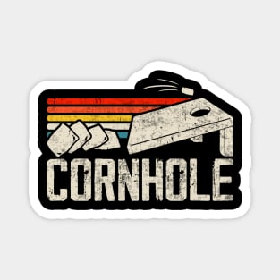 Cornhole Player Vintage Magnet