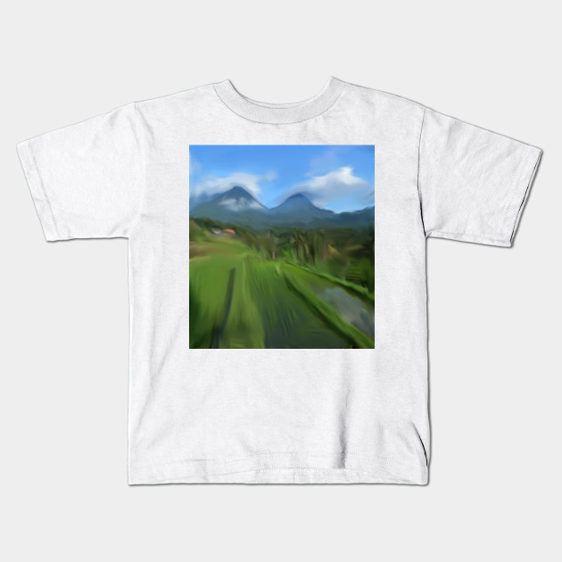 Abstract Paintings Mountains Painting Kids T Shirt Teepublic
