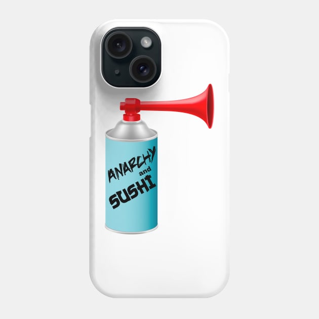 Anarchy and Sushi Phone Case by Yellow Hexagon Designs