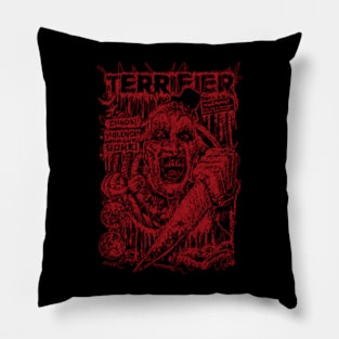 creepy clown 3 Pillow