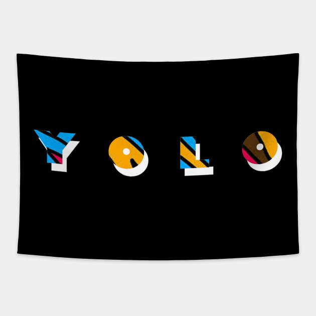 yolo life Tapestry by suwalow