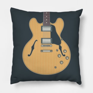 Natural 335 Hollow Body Guitar Pillow