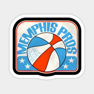 Memphis Pros Basketball Magnet